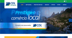 Desktop Screenshot of cdlteresopolis.com.br