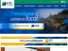 Tablet Screenshot of cdlteresopolis.com.br